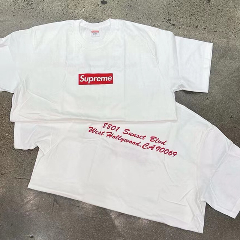 Dropshipping Sup Trendy Streetwear Milan Cross Classic Unisex Loose Versatile Letter T-Shirt Dropshipping Sup Trendy Streetwear Milan Cross Classic Unisex Loose Versatile Letter T-Shirt