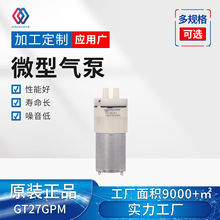 GT27GPM微型电动真空泵 12V注氧仪补水仪小型气泵 低噪音370气泵