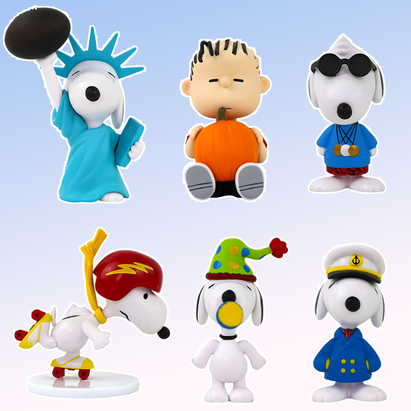 Concert Snoopy Series Hand-Made Dog Blind Box Gashapon Machine Doll Car Ornaments Desktop Decoration Gift for Women