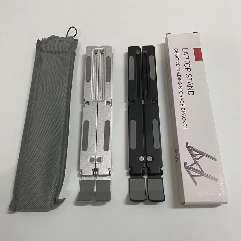 Cross-Border Computer Stand Notebook Folding Cooling Aluminum Alloy Stand Portable Storage Lifting Notebook Stand