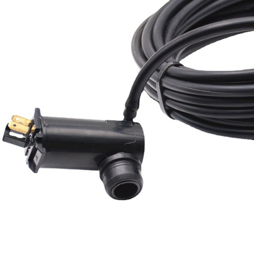 Thickened black car general water spray pipe nozzle connecting pipe black car water spray pipe thickened wiper water