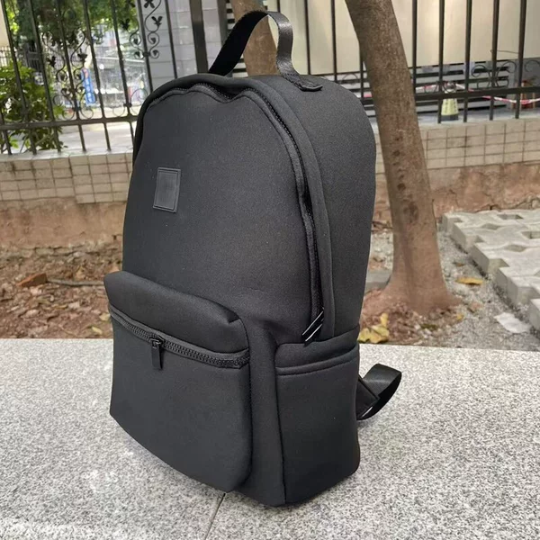 Cross-border trendy brand black backpack for men and women, versatile travel backpack, waterproof bag, school bag, laptop bag with coin purse