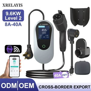 American Standard Charging Station Type1 Portable Charging Gun for Home Use 9.6Kw Nema 14-50P Portable