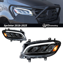 适用于18-25款奔驰斯宾特大灯总成Sprinter改装高配LED日行灯转向