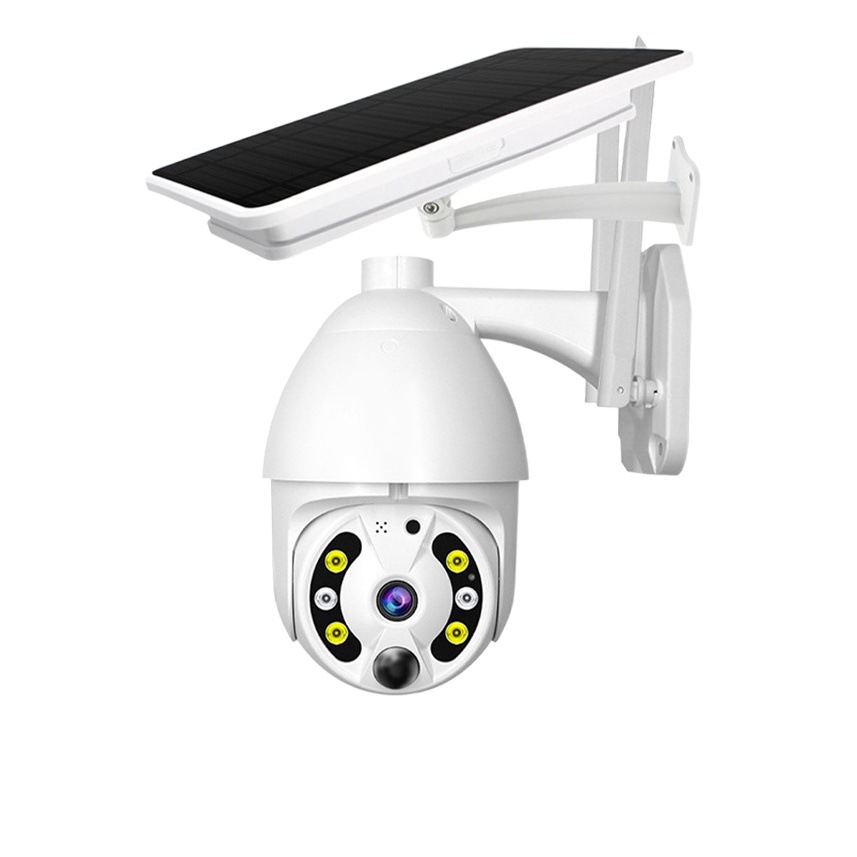 Cámara de vigilancia de alta definición para el hogar, red inalámbrica panorámica de 360°, monitoreo solar de bajo consumo de 3MP, venta al por mayor transfronteriza