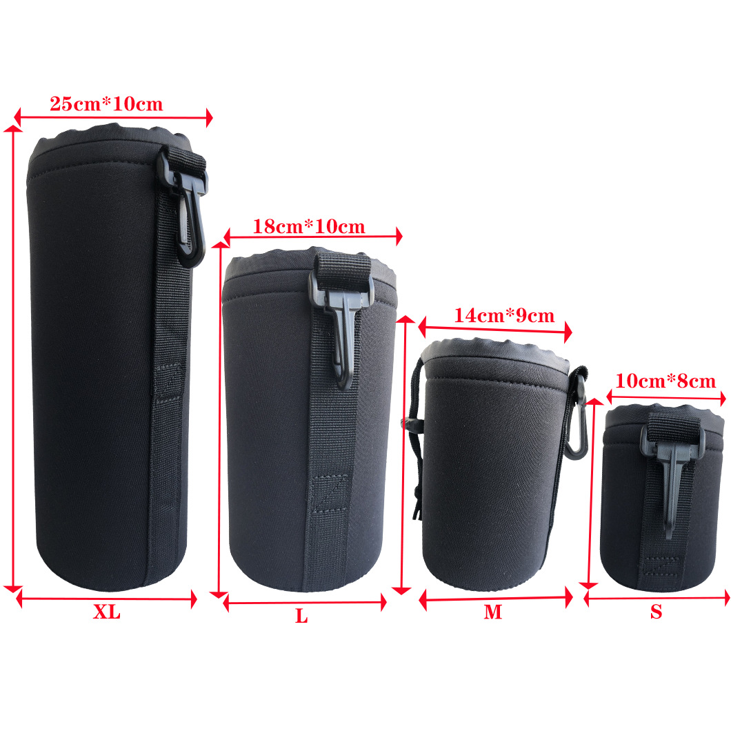 (2개) 제조 업체 공급 카메라 렌즈 가방 방수 저장 가방 다이빙 소재 두꺼운 기모 카메라 렌즈 가방