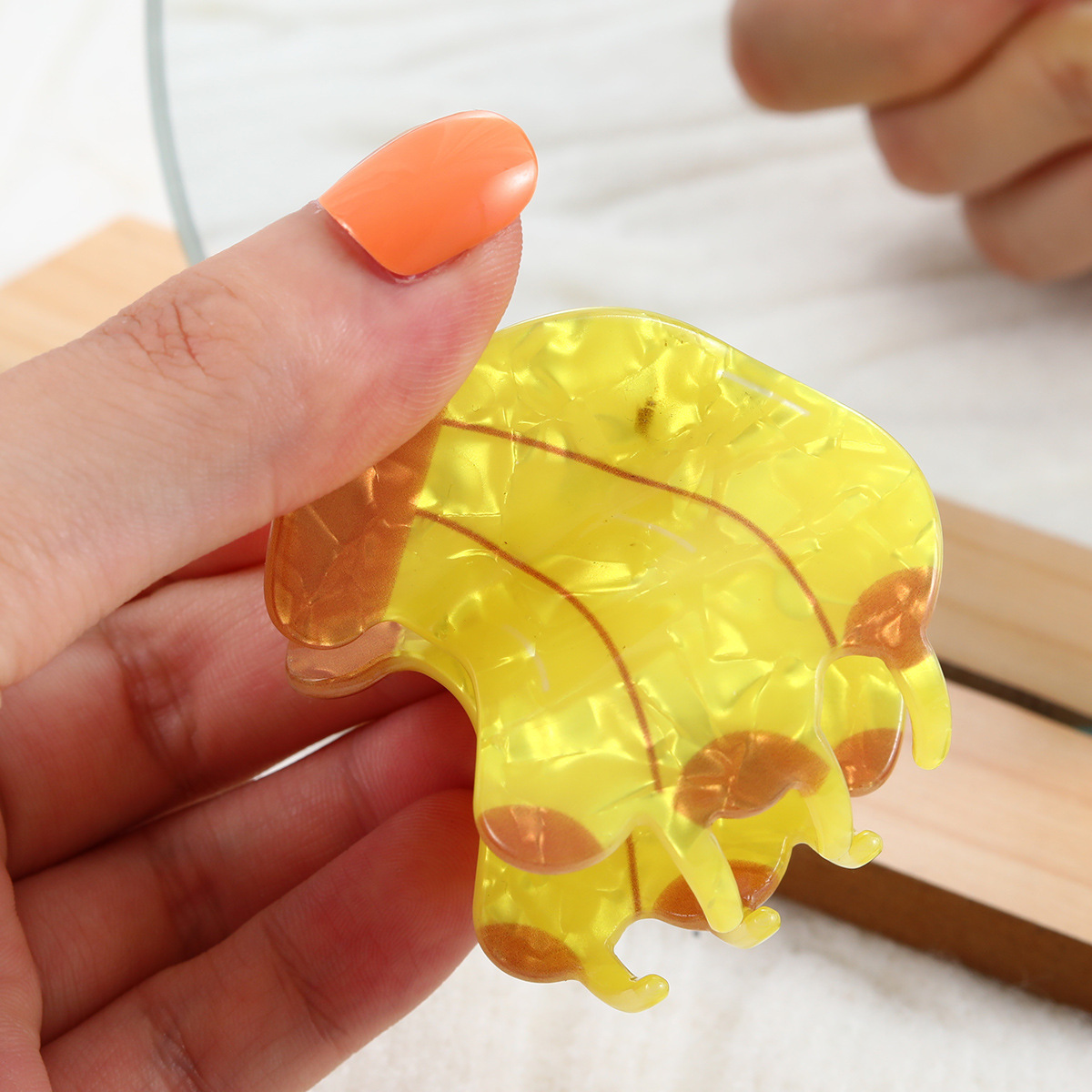 Neue süße Greifer Mädchen 2023 Obst Regenbogen Tier Haarnadel Hinterkopf Hai Clip Haarschmuck Kinder Kopfschmuck_voghion.com