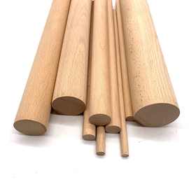厂家直供榉木圆棒圆木棍木条 DIY小圆木棒木棍制3MM-60MM