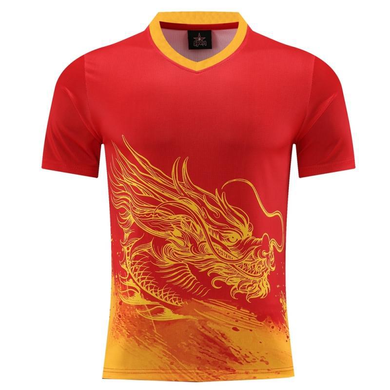 Dragón de secado rápido traje traje de barco de dragón manga corta protección solar dragón barco de dragón barco de dragón traje de equipo de seda de hielo se puede imprimir nombre del equipo