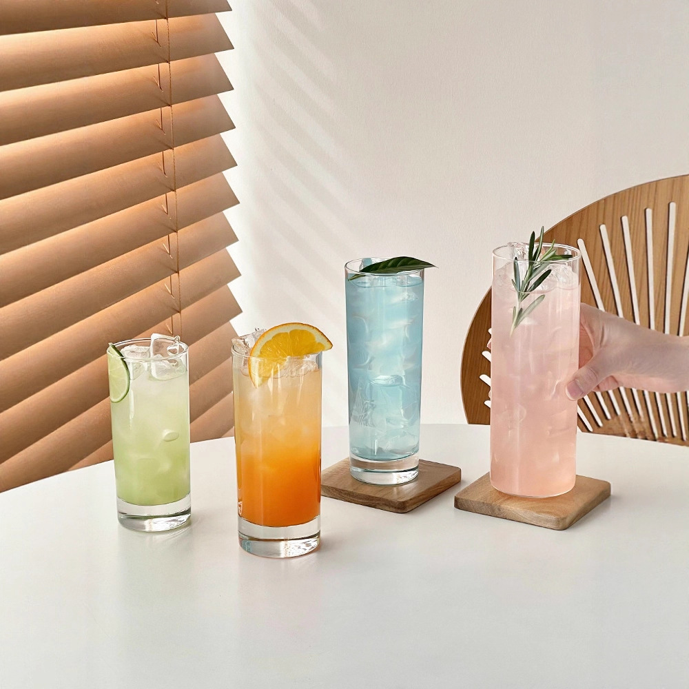 Taza de bar de Collins Taza de cristal recta Taza de té helado de Long Island Taza de mezcla Taza de Gin Tonic Taza de mojito Taza de cóctel