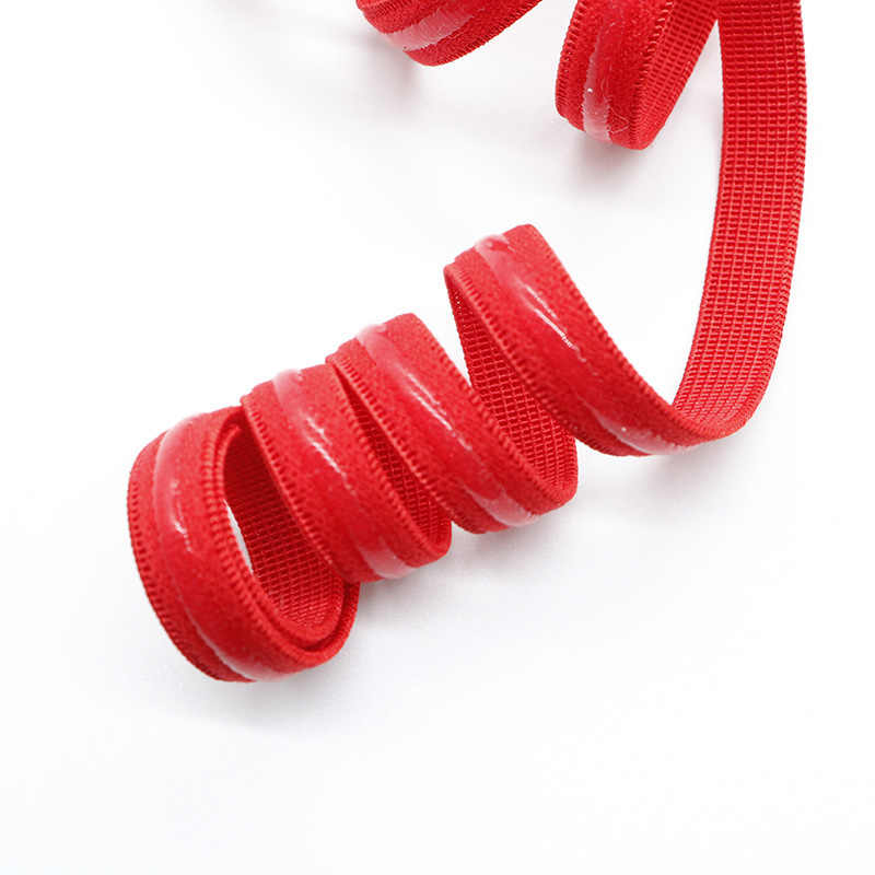 Factory in stock Cycling Suit Gum Drop elastic Band Black and White Silicone Anti-slide Belt Ice Sleeve Gum Drop Anti-slip Ribbon