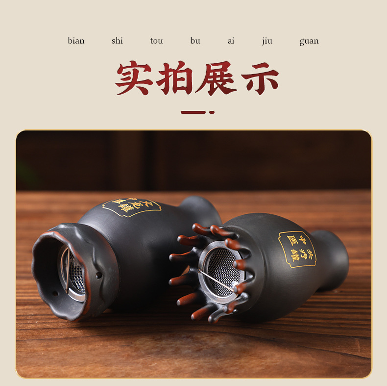 Bian Stone Moxa Cup Set 11 Cups Fire Dragon Guasha Massage Tool for Home Scalp Care preparation
