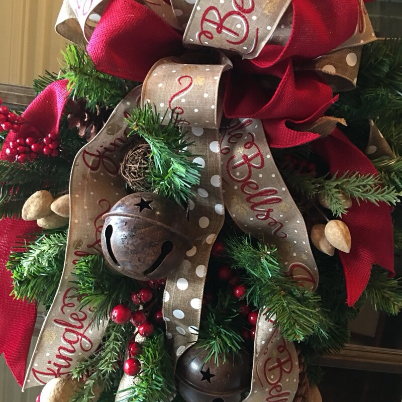 越境アメリカ創意花輪壁掛け60/90cmクリスマス倒掛木半面木クリスマス装飾品|undefined