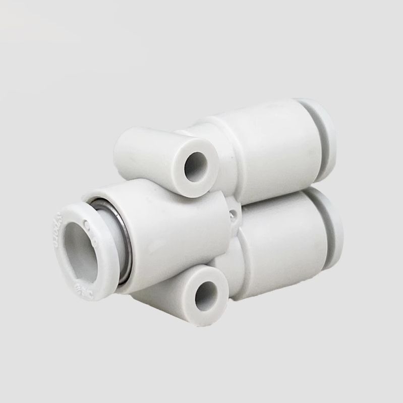 SMC气管Y型三通气管接头KQ2U04/KQ2U06/KQ2U08/KQ2U10/KQ2U12-00A