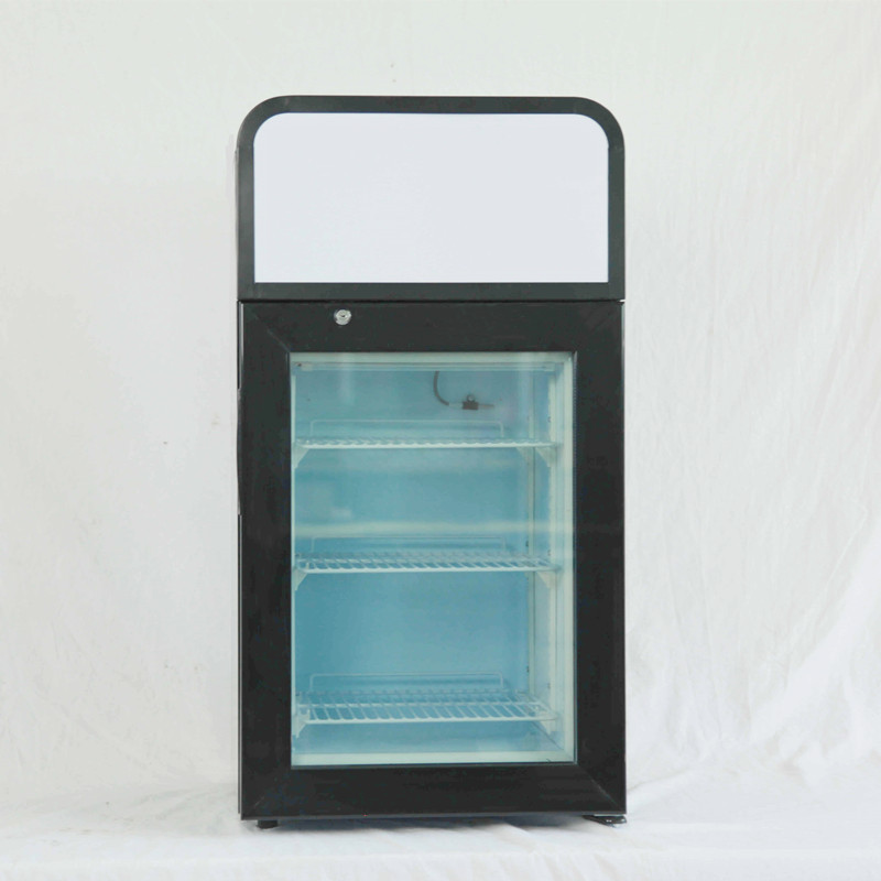 Pejer escritorio refrigerado pequeño refrigerador arco apariencia puede ser personalizado logotipo patrón comercial bebidas vino vitrina