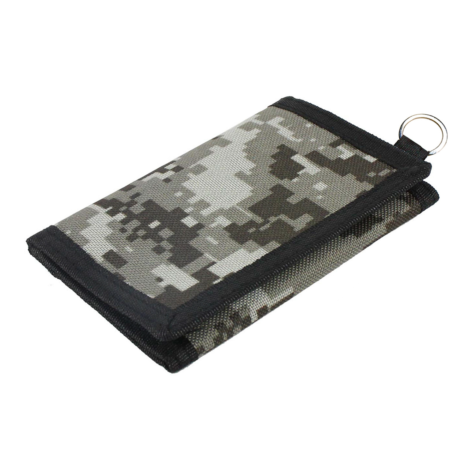 Fabricante DE LA FUENTE en el monedero común del monedero de la moneda de los niños de la cantidad grande del paño del camuflaje del poliéster de la cartera al por mayor europeo y americano transfronterizo