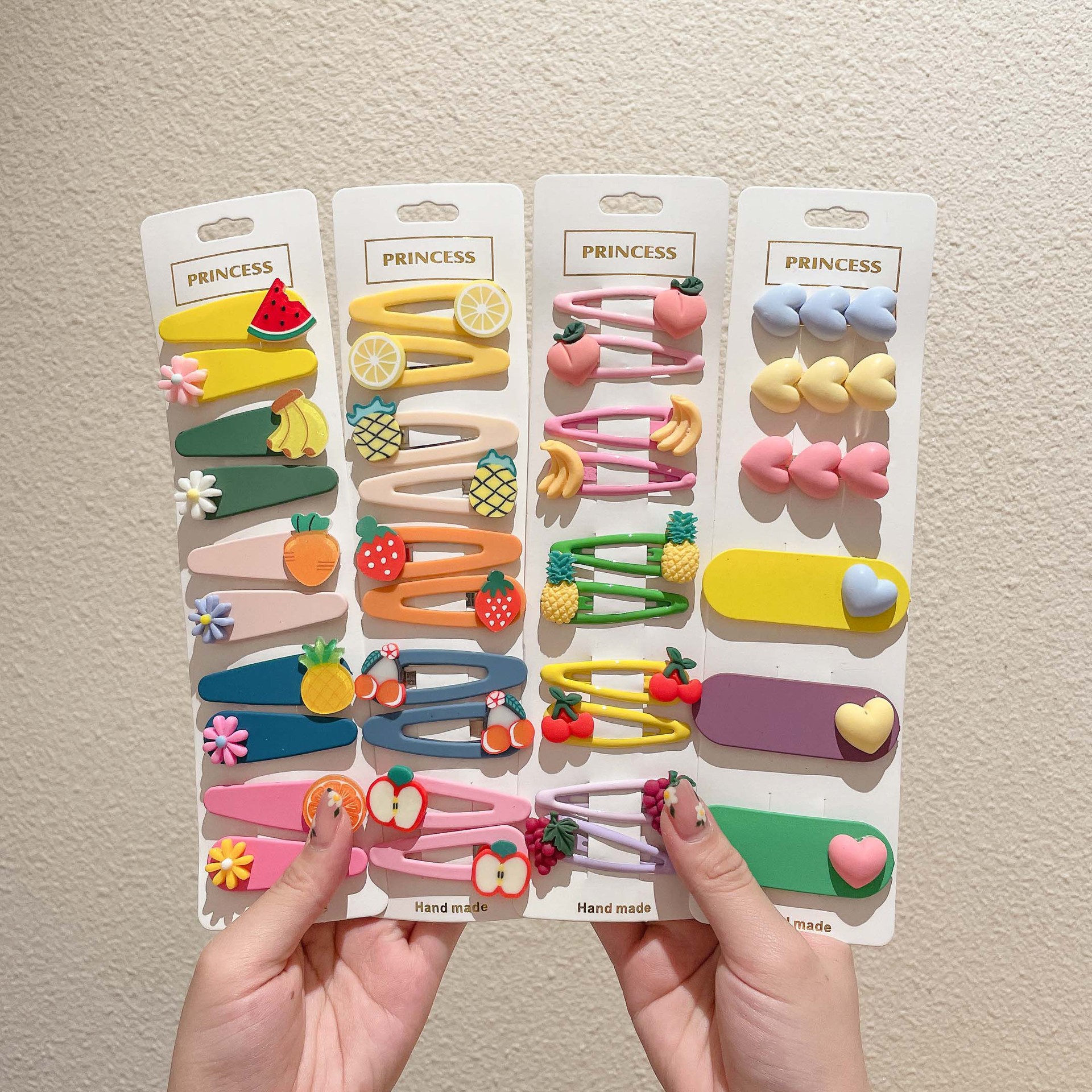 Niños clips de cabello de color lindos tocadillos de bebé niñas laterales clipes de cabello BB niñas frangeas clips de cabello joyeros