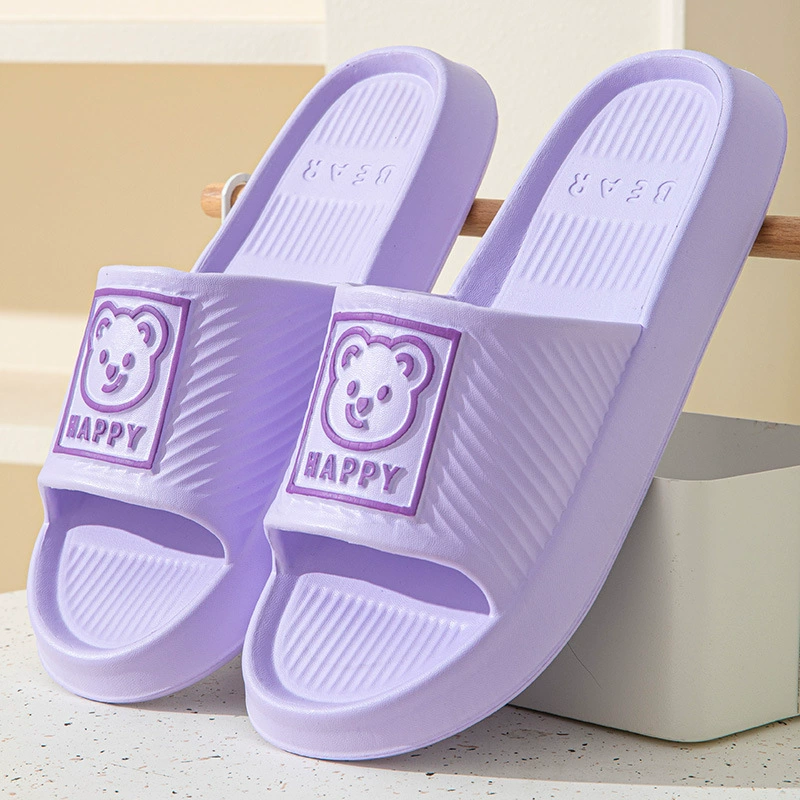 Нескользящие летние тапочки для дома, платформа сланца для любимого