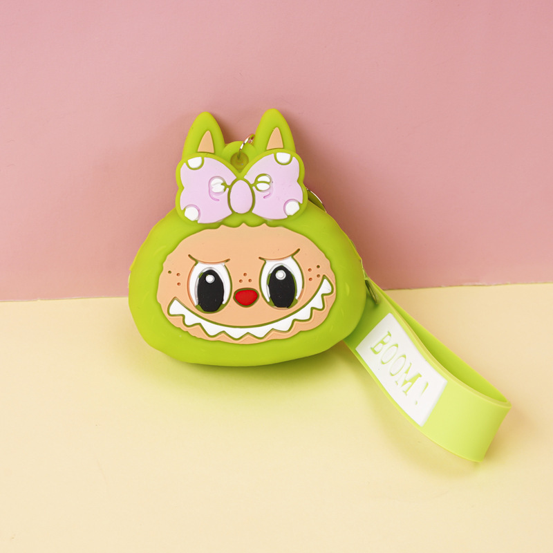 メーカーが生産するネズミ駆除パイオニアラブブキーホルダーペンダントシリコンバッグかわいい子供用小銭入れ|undefined