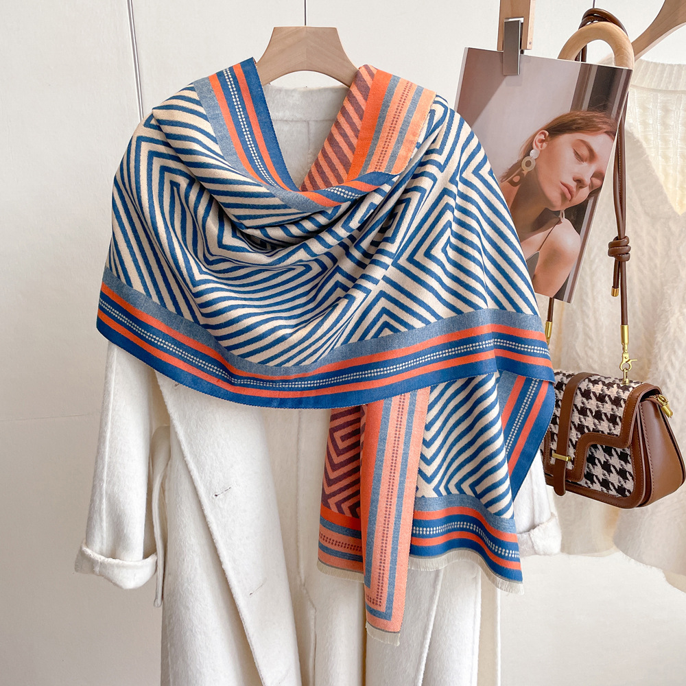 Bufanda mujer imitación cachemira elegante fular invierno_voghion.com
