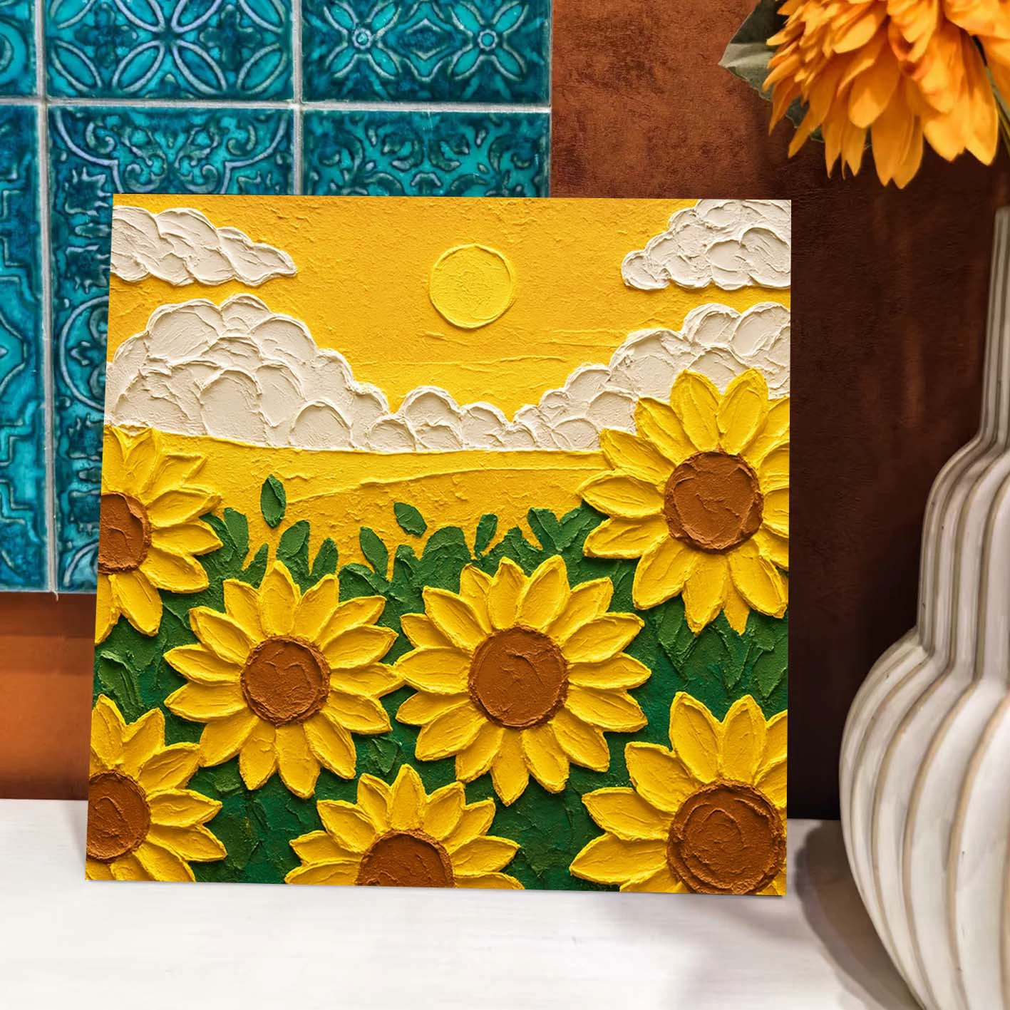 Регулируемая кварцевая песчаная-free DIY цифровая текстура painting с полным набором инструментов на кончиках пальцев, готовая к рисованию, кросс-граничная дропшиппинг для декора прилавка