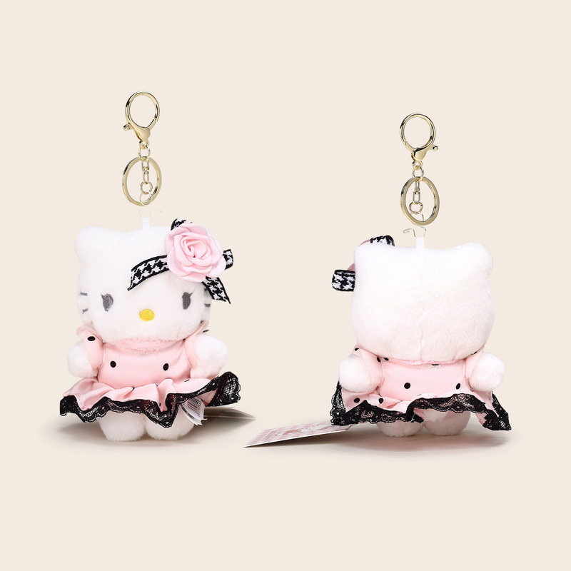 本物の正規品サンリオハローキティレーススカートぬいぐるみペンダントかわいい小さなペンダント人形卸売|undefined