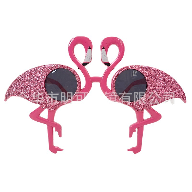 Gafas de Fiesta con Diseño de Flamenco de ABS para Playa y Verano