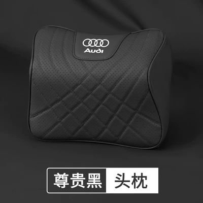 Suitable for Audi Headrest and Headrest - audi-nappa-leather5d-comfort-headrest-noble-black