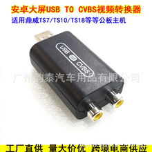 适用安卓导航USB转CVBS接口连接线USB TO CVBS视频输出HDMI转接器
