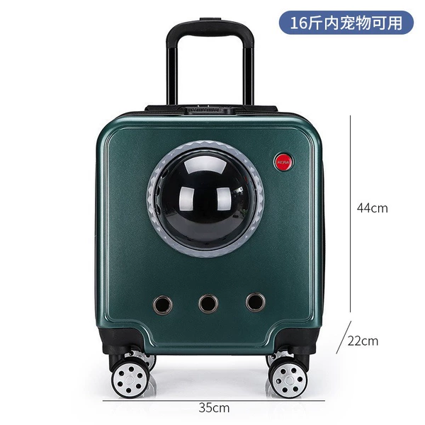 Trolley suitcase-dark green