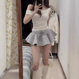芭蕾风蓬蓬短裙防走光遮跨短裙女2026年春季新款韩系ins纯欲百搭