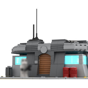 Zitianyoubuild Moc-155802 Base Bunker Model from Movie Minif