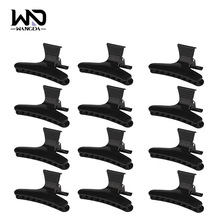 跨境批发美发夹子分区定位蝴蝶夹小号抓夹盘发塑料髮夾一字鲨鱼夹