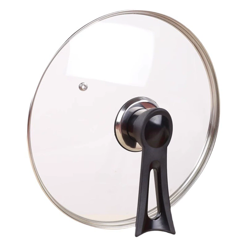 Оптовая Продажа с фабрики G-образная крышка кастрюли крышка из закаленного стекла Универсальная утолщенная Бытовая кастрюля с антипригарным покрытием Сковорода для супа