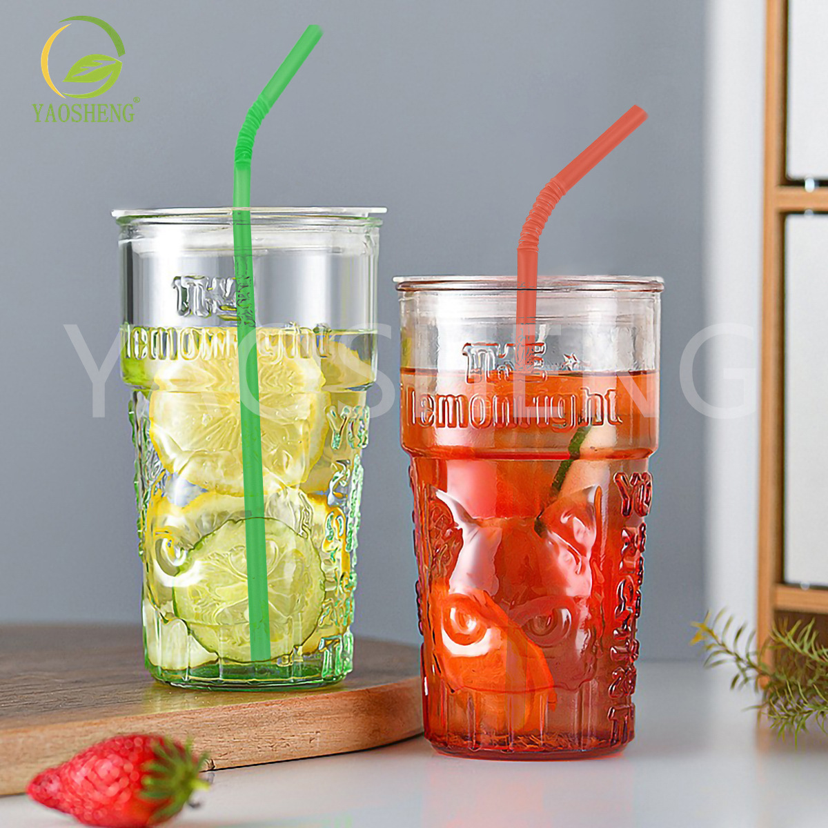 Transfronterizo de grado alimenticio desechable multicolor codo color serie jugo leche té plástico paja Plasticstraw