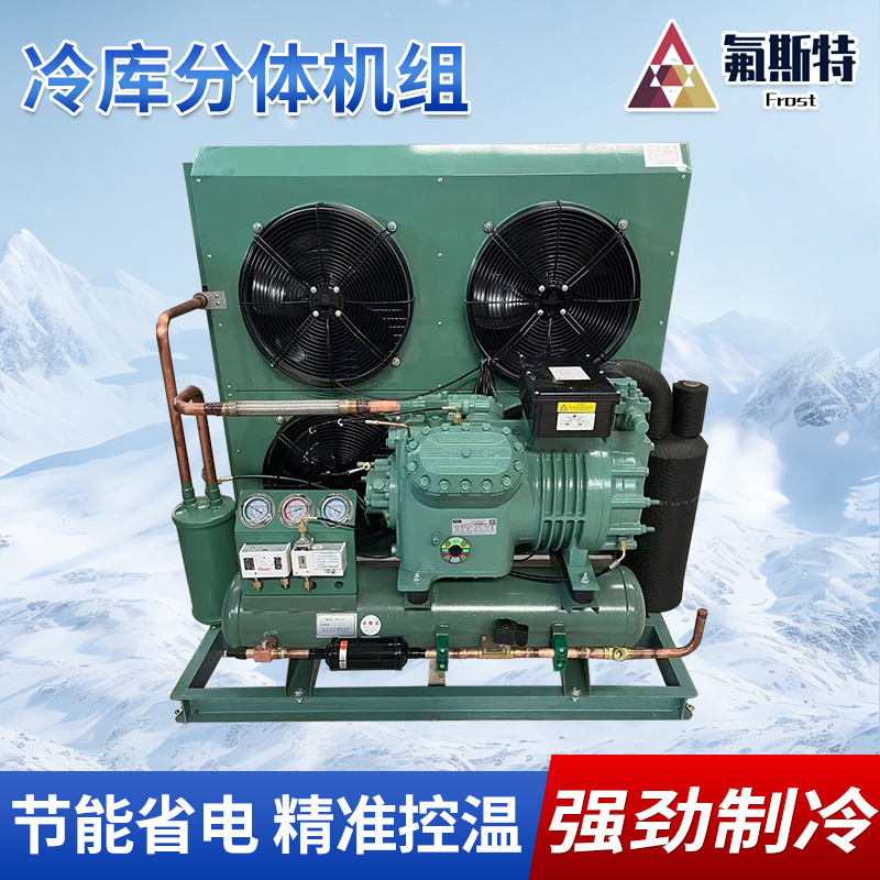 Commercial Split Cold Storage Unit with Scroll-Type Compressor, Silent and Energy-Saving, Dual-Purpose for Refrigeration and Freezing