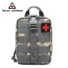 Tactics belt bag for cycling, elastic bandage, storage system, camouflage first aid kit