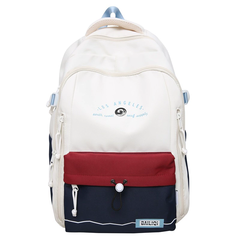 Small design backpack, fashionable capacious shoulder bag for traveling, for secondary school, for teenagers, for students
