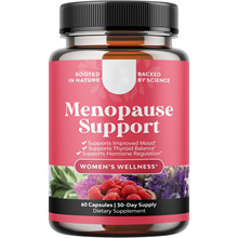 跨境热销 女性草本更年期补充剂胶囊Menopause Support荷尔蒙平衡