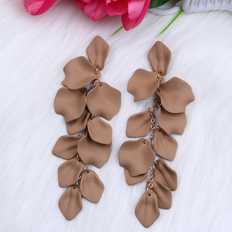 15g Weight 1 Pair Elegant Retro Geometric Arylic Drop Earrings