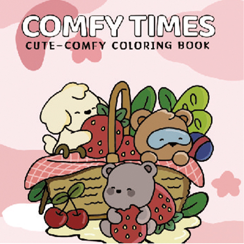 跨境涂色本 Spooky Cutie Coloring Book 怪兽系列儿童涂鸦填色本|undefined