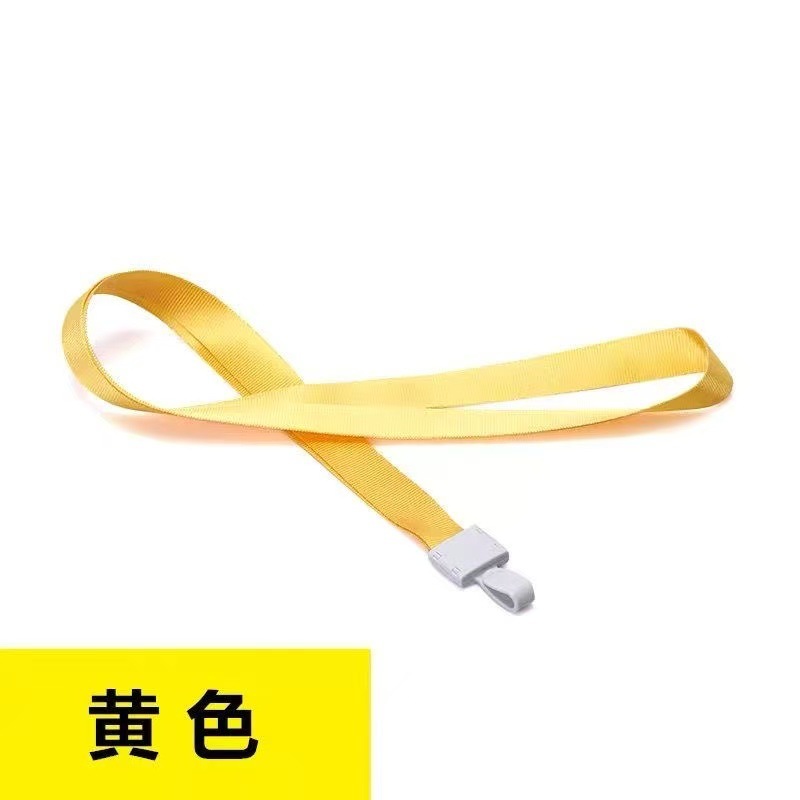 Cubierta de tarjeta al por mayor cordón correa de cordón de hebilla integrada correa de cordón correa de identificación de estudiante de empleado de marca cordón de cuello colgante