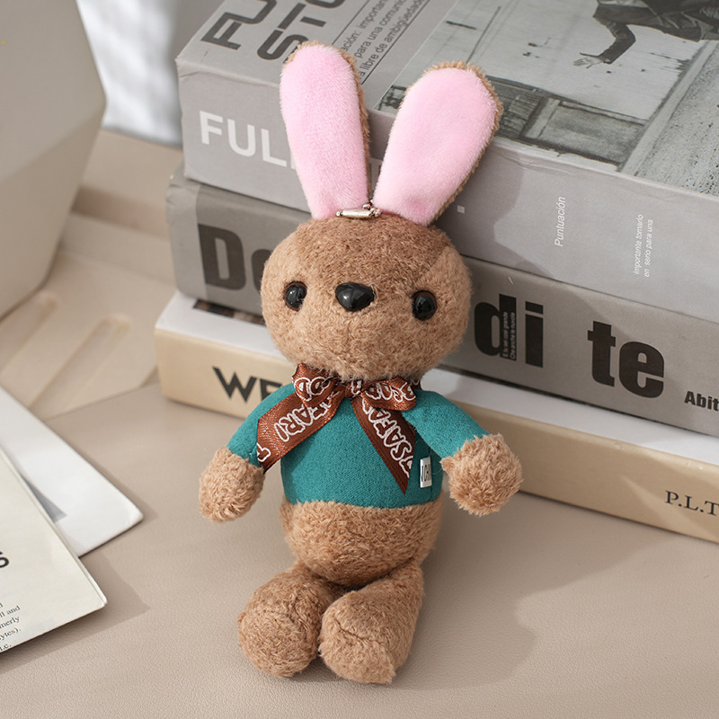 卸売20cm熊のぬいぐるみのリュックサックの服はぬいぐるみを飾って子供を捕まえます。|undefined