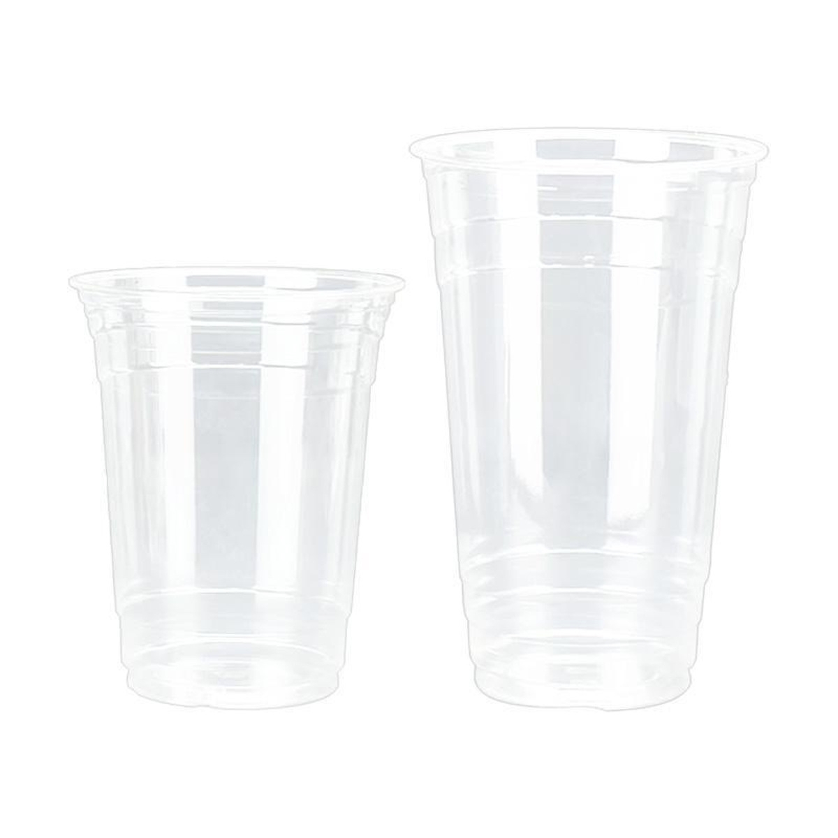 Completo biodegradable desechable PLA90 calibre protección del medio ambiente leche té bebida fría café taza comercial taza transparente con tapa