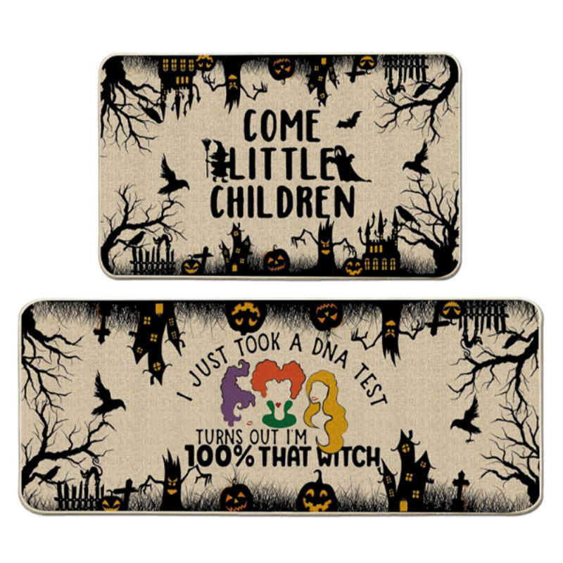 クロスボーダーアメリカハロウィンフロアマットキッチンカバー吸水性と吸油性フットマット玄関エントランスノンスリップ防汚ドアマット卸売|undefined