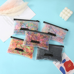 批發一次性皮筋扎馬尾發圈夏季發繩兒童袋裝強拉不斷高彈力橡皮筋