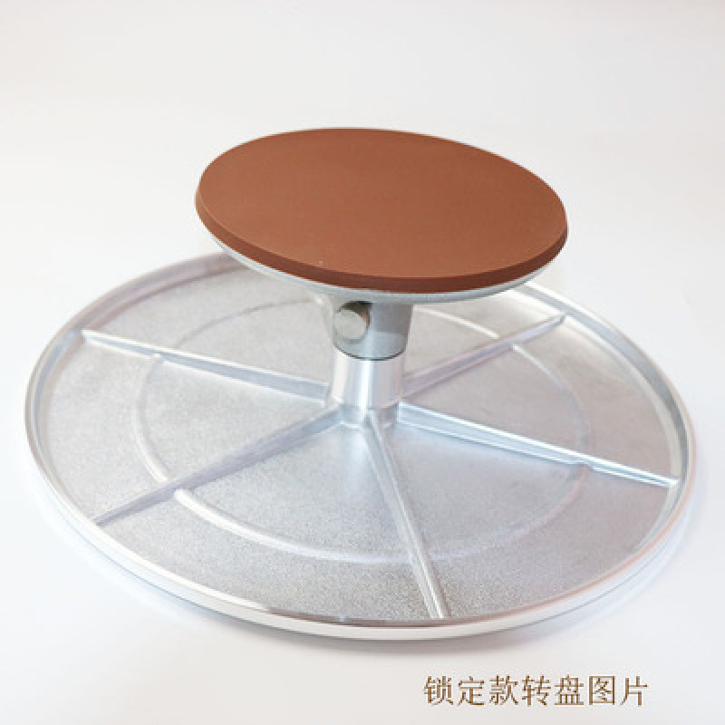 盆景转盘旋转底座展示台多肉蛋糕转台花盆制作陶艺手动工作展示台|undefined