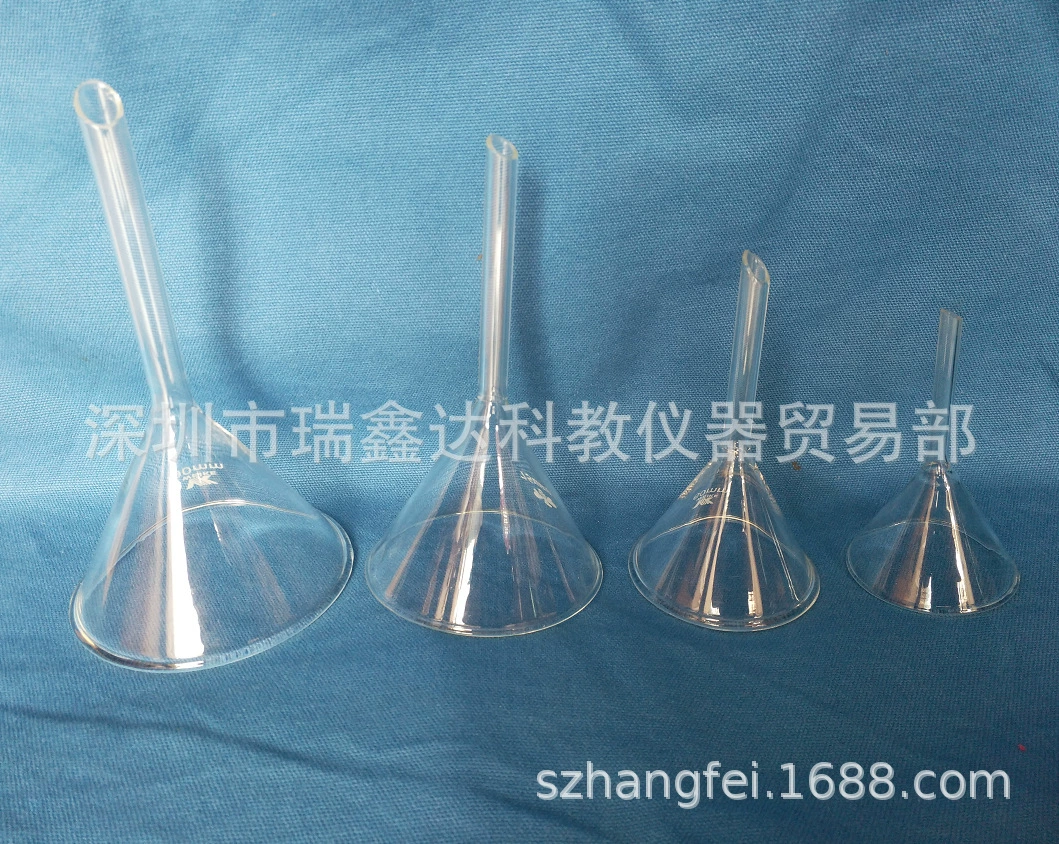 Короткая трубчатая воронка, длинная трубчатая воронка, треугольная воронка, стеклянная воронка с длинной и короткой шеей 50мм60мм75мм90мм