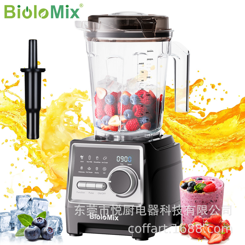 Foreign Trade Smart Display Blender 2.6L Large Capacity High-Speed Blender Juicer Grinder Food Processor Blender