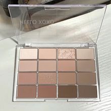 HELLO XOXO韩系眼影盘16色珠哑光粉色大地提亮卧蚕日常淡妆低饱和